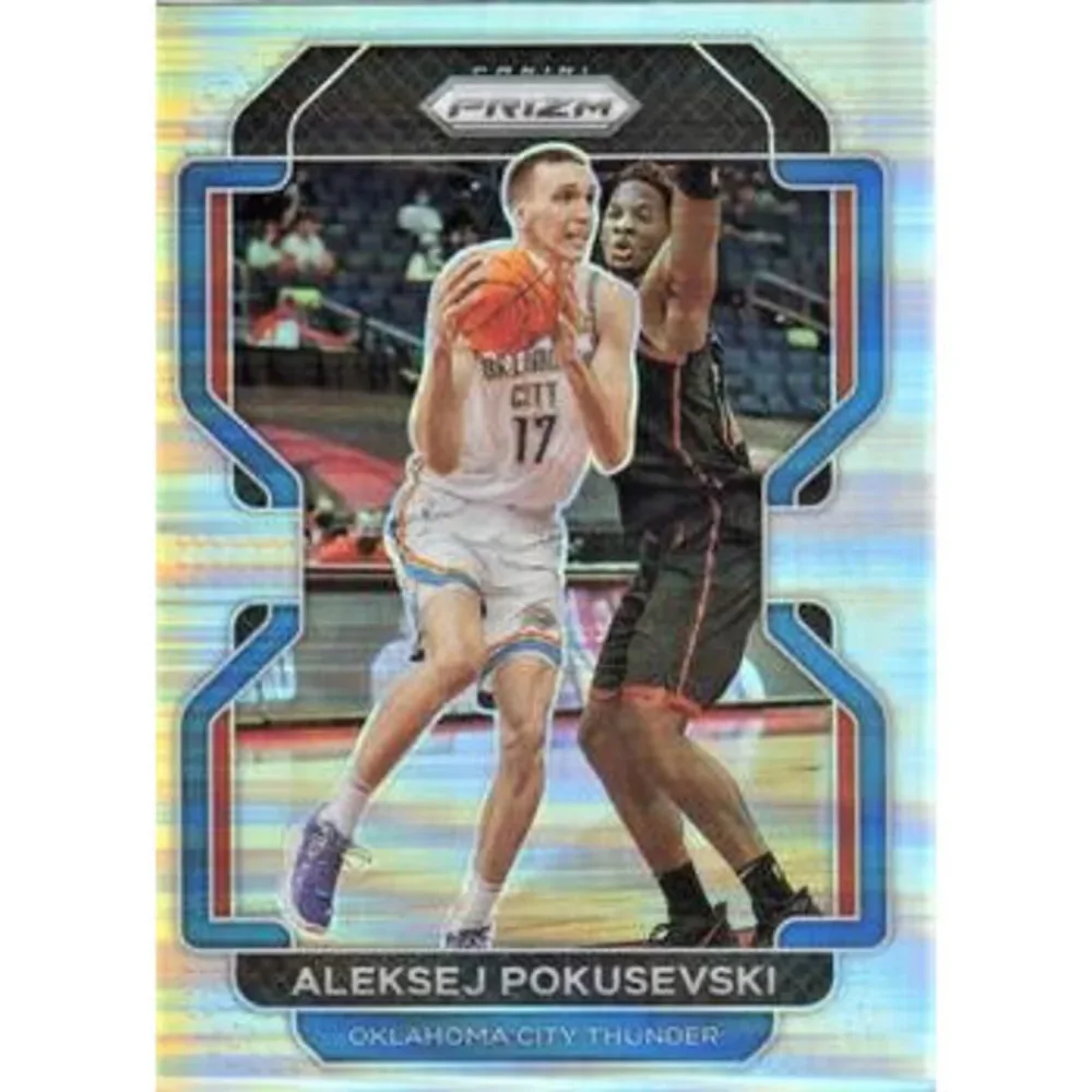 2021-22 Panini Silver Prizm Aleksej Pokusevski 225 Oklahoma City Thunder